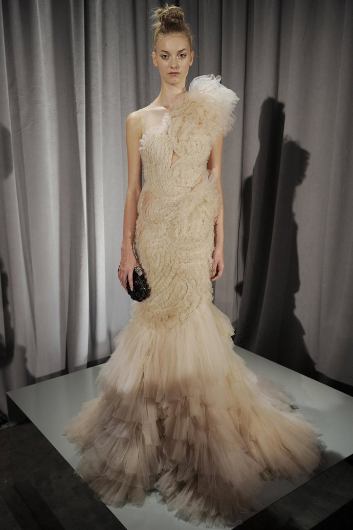 Vestido de Marchesa temporada primavera 2011