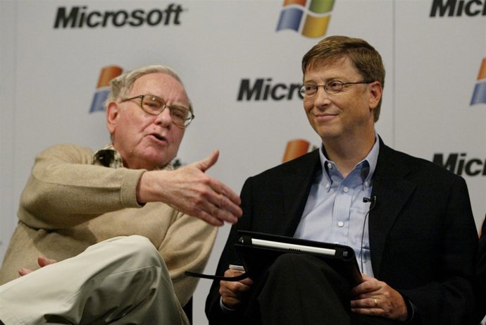 Warren Buffet y Bill Gates juntos