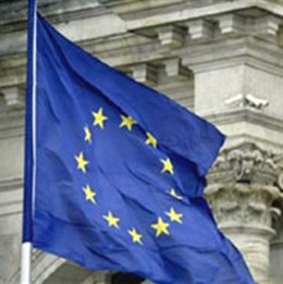 Bandera de la Unión Europea.