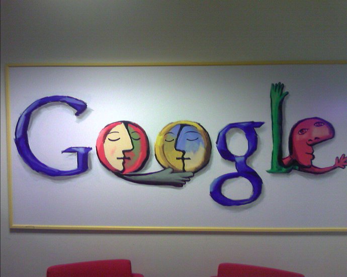 Uno de los logotipos del buscador Google.