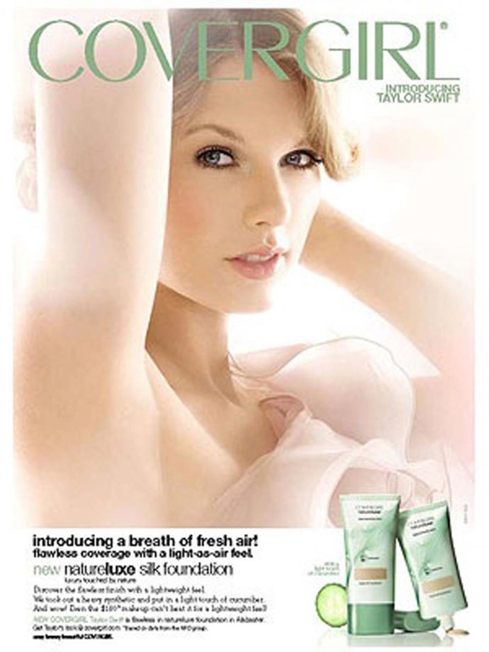Taylor Swift en CoverGirl