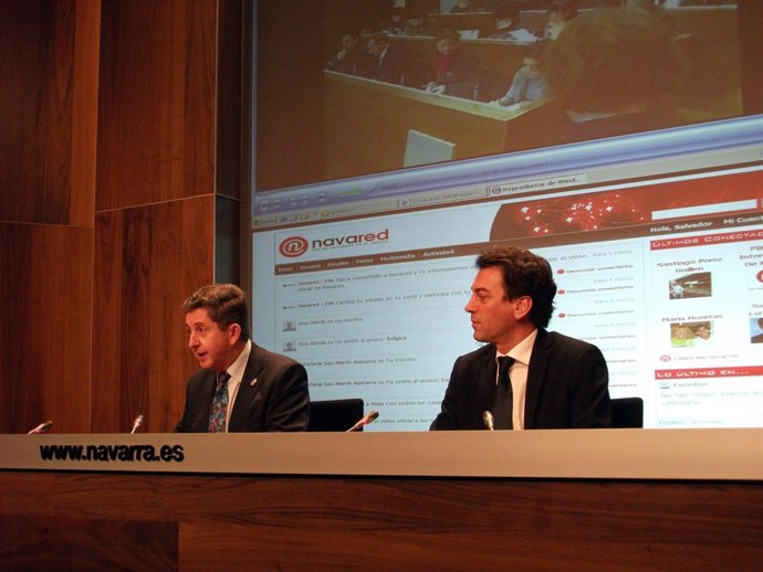 El consejero Álvaro Miranda y el director general de Desarrollo Internacional, J