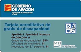 TARJETA DE DISCAPACIDAD