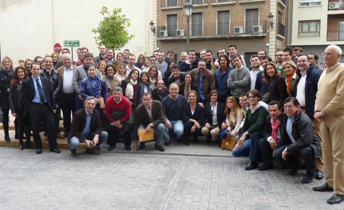 Participantes en el acto sobre Nuevas Tecnologías del PPCV.