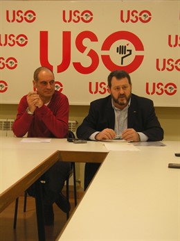 Julio Salazar y Javier Martínez de USO