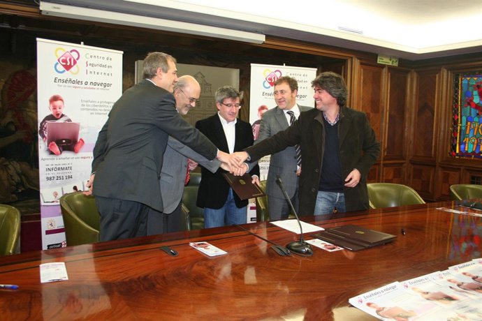 El alcalde, los presidentes del Inteco, de Aetical y Aletic y el concejal del Pl