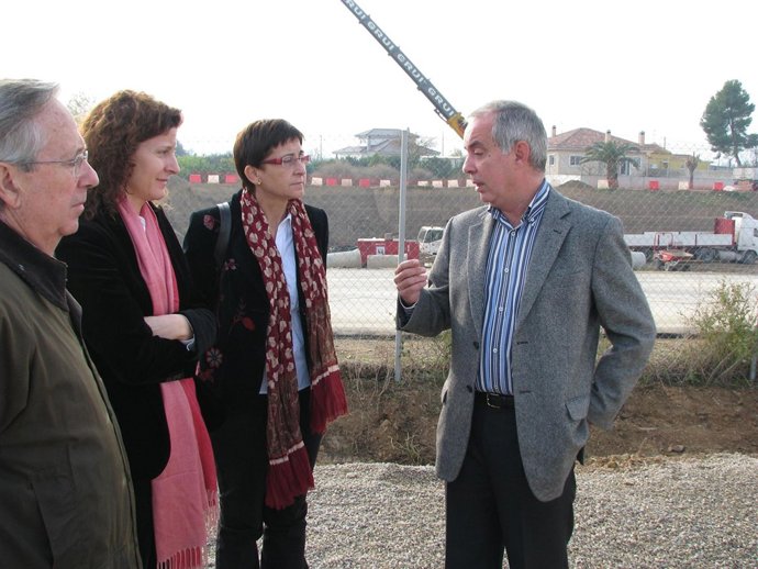 Morén y Quesada visitan las obras