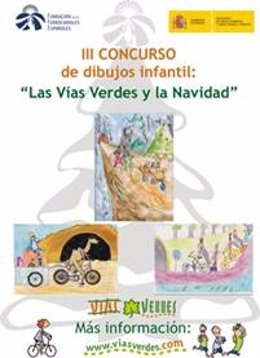 Concurso de dibujos infantil: las Vías Verdes y la Navidad