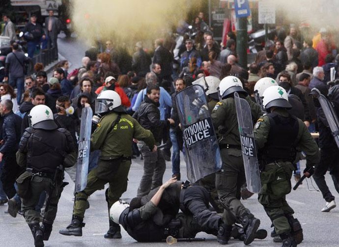Huelga general en Grecia