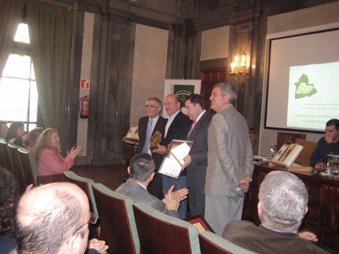 Acto de entrega de los premios de la Asociación Provincial Sevillana de Cronista