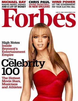 Beyoncé es portada de Forbes