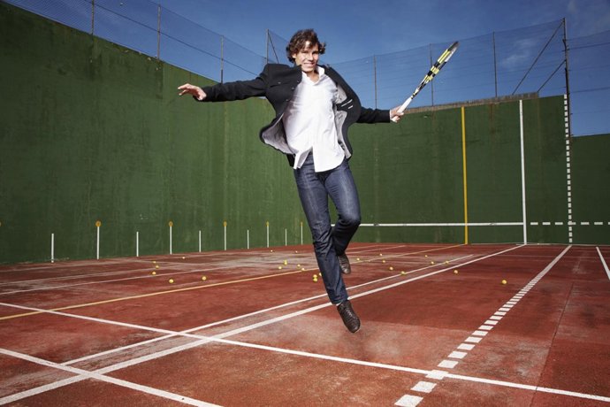 Rafa Nadal para el Calendario de la Fundación Anima