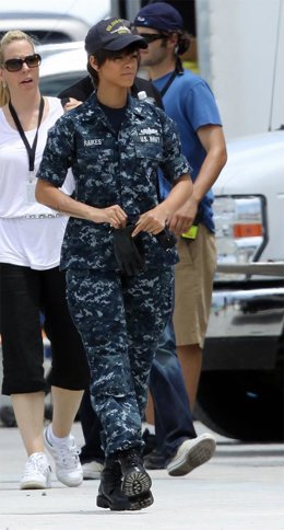  Rihanna en el rodaje de Hundir la Flota