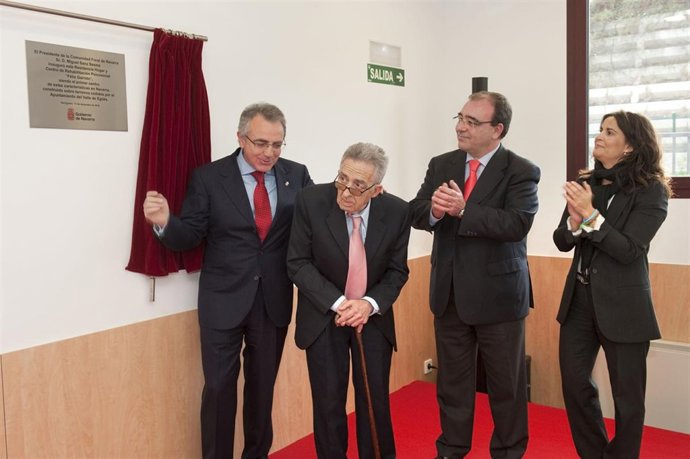 Acto de inauguración de la primera residencia de Navarra para enfermos mentales.