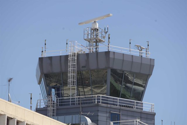 Torre de control en Barajas