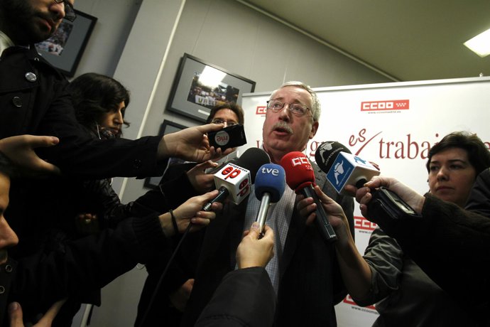 secretario general de CC.OO., Ignacio Fernández Toxo