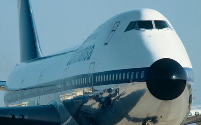 Uno de los aviones de Lufthansa en los que se accederá a Internet