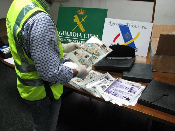 Material intervenido en la 'Operación Milano'