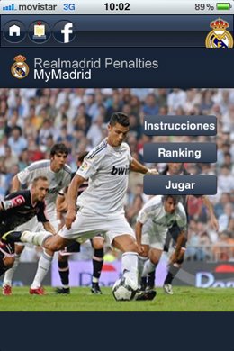 Aplicación móvil Real Madrid