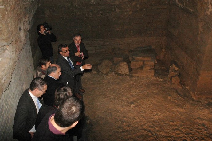 Visita del presidente de la Diputación de Lleida, Jaume Gilabert
