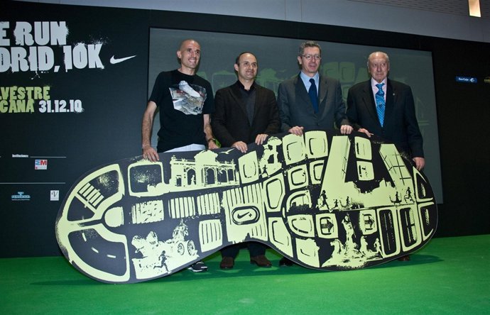 chema martinez y alberto ruiz gallardon presentacion san silvestre 2010