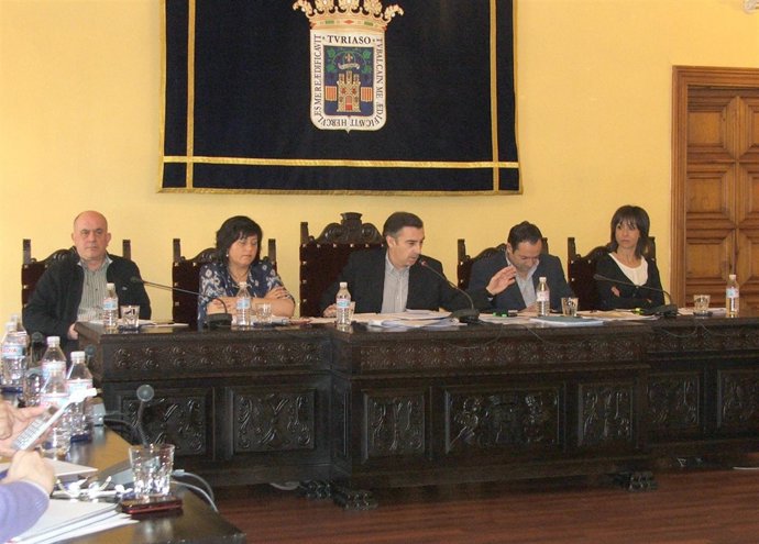 Pleno en el Ayuntamiento de Tarazona