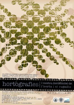 Cartel del certamen 'Hortografies'.