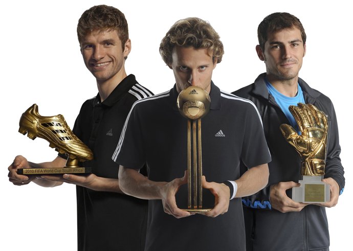 Muller, Forlán y Casillas
