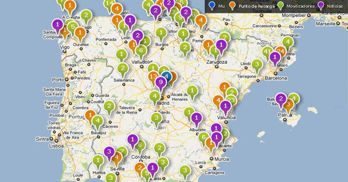 Mapa de la Movilidad de Peugeot