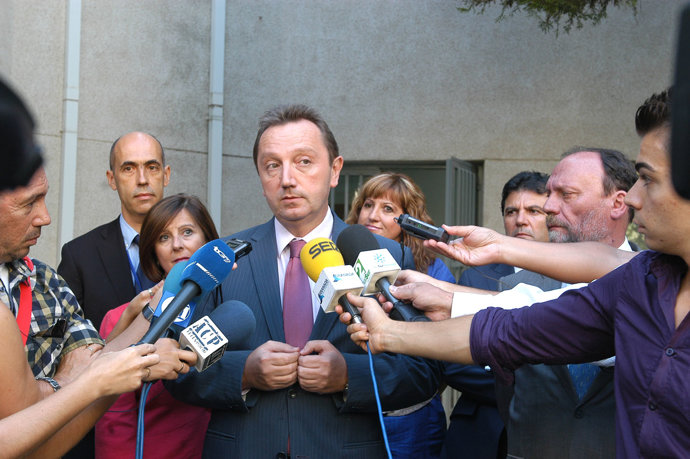 El consejero de Empleo de la Junta de Andalucía, Manuel Recio.