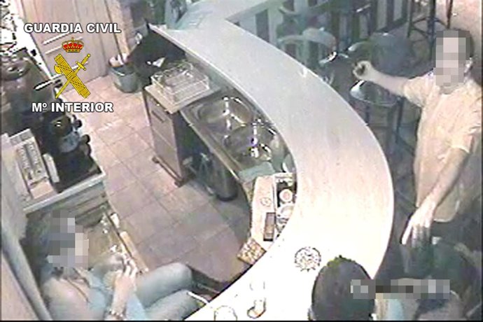 Imagen captada del atraco en Santomera