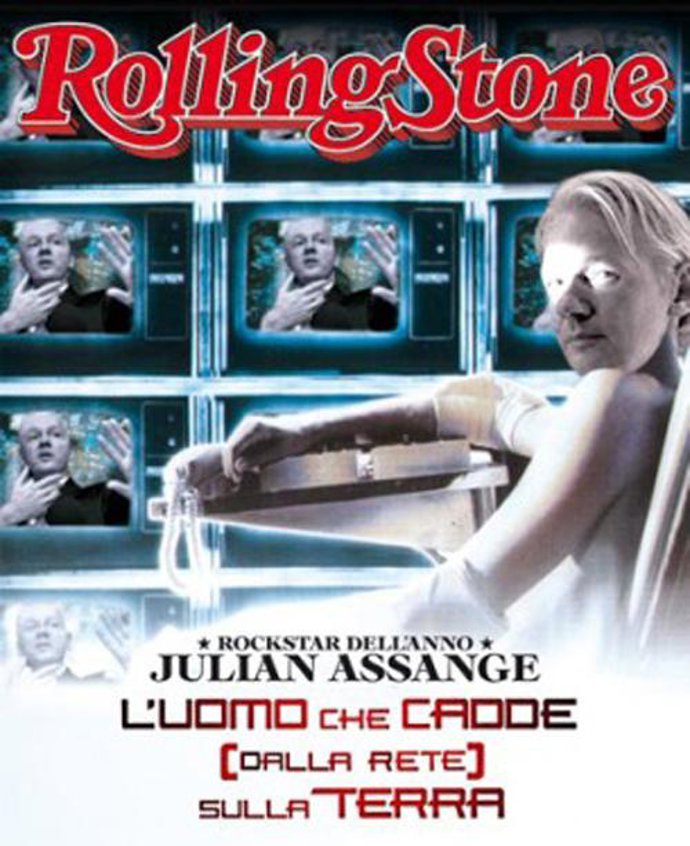 Portada de la edición italiana de Rolling Stone