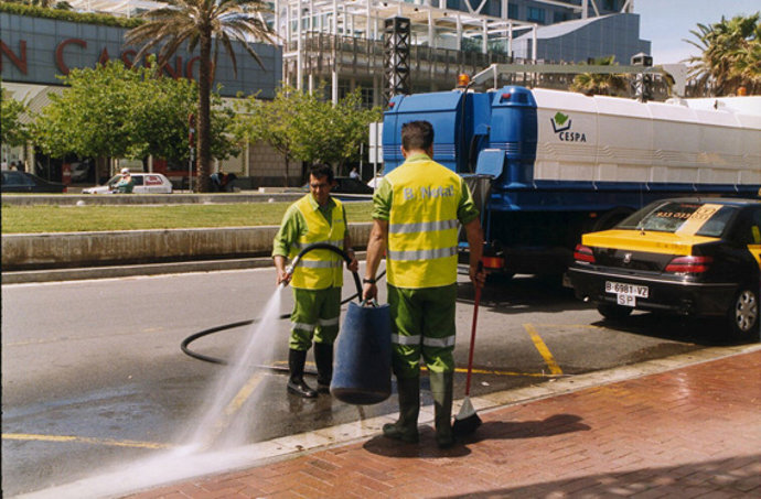 Servicios limpieza de Cespa (Ferrovial)