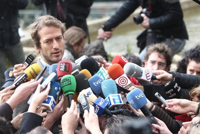 César Cabo, en la Fiscalía de Madrid