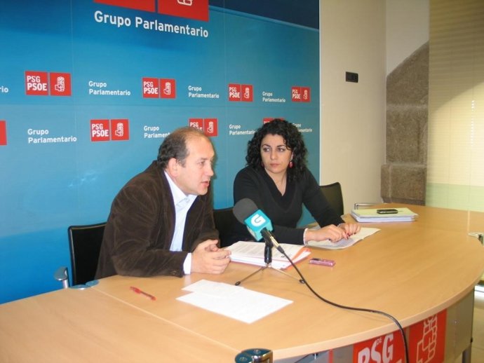 Rueda de prensa de Leiceaga y Verdes