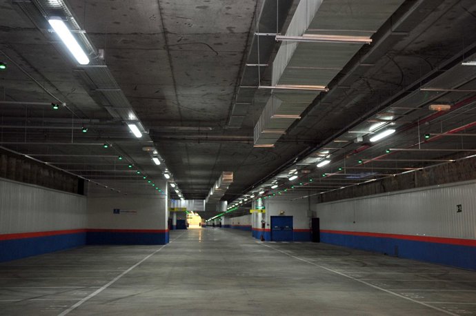 Aparcamiento de la avenida de Portugal en Madrid