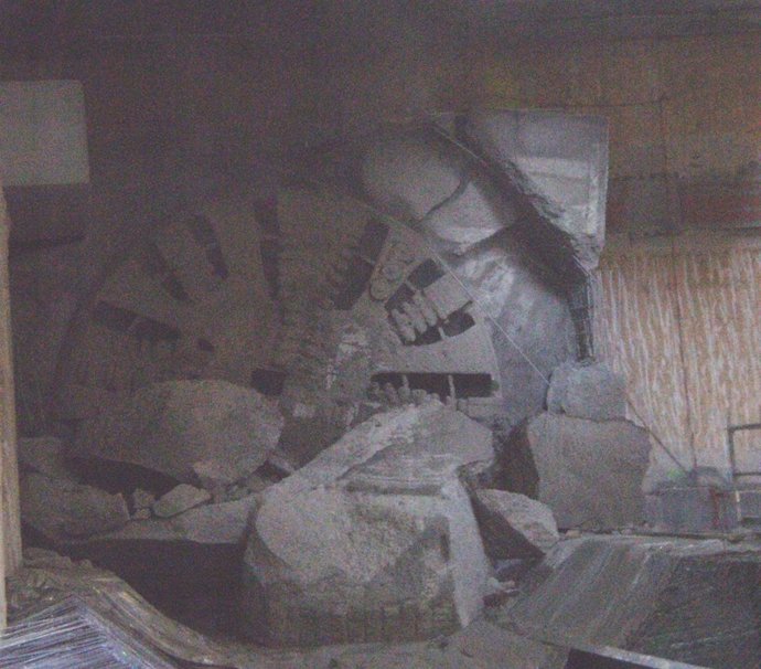 La tuneladora de prolongación de la línea del Vallès de FGC