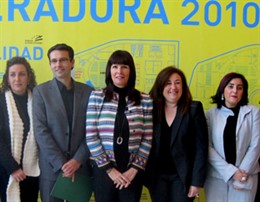 La consejera, durante la apertura de la Feria Internacional de Empresas de Mujer