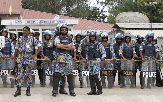 Agentes de policia de la ONU desplegados en Costa de Marfil
