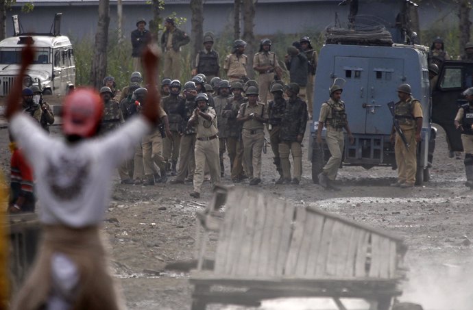 Disturbios en Cachemira