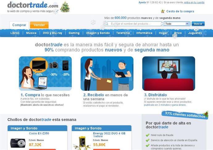 En Navidades, se triplican las ventas de productos de segunda mano