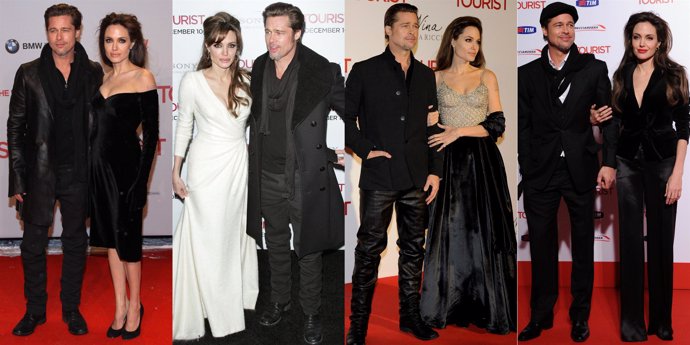 Angelina Jolie y Brad Pitt estrenan 'The Tourist'