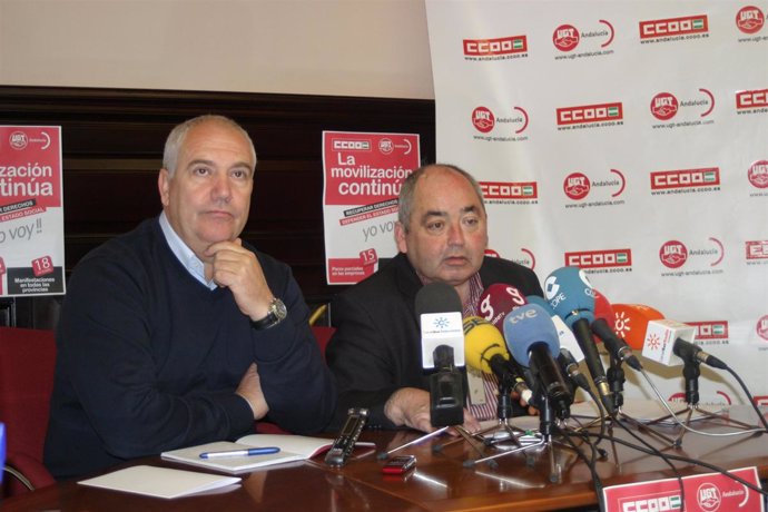 Carbonero y Pastrana en un momento de la rueda de prensa