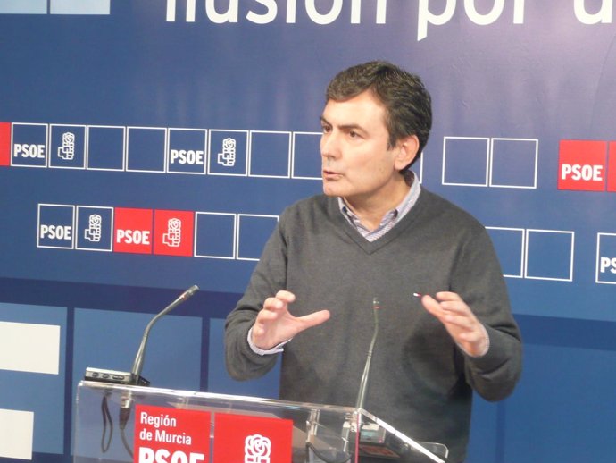 Pedro Saura, secretario general del PSRM-PSOE