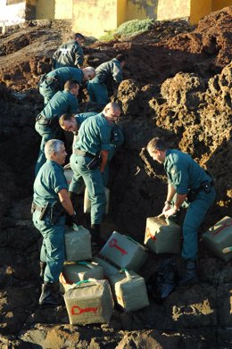 La Guardia Civil interviene cerca de 1.300 kilos de hachís con destino a Gran Ca