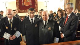 Griñán, en la toma de posesión del presidente del TSJA