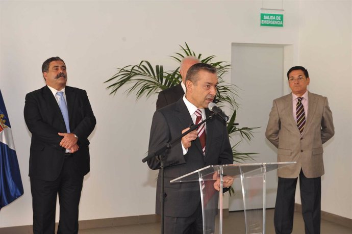 El Presidente Del Gobierno De Canarias Inaugura El Centro De Inspección Portuari
