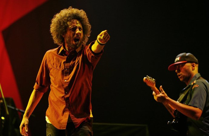 Zack de la Rocha y Tom Morello, de Rage Against The Machine