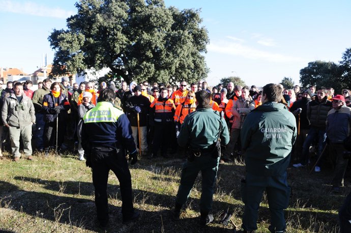 Vecinos que han participado en la búsqueda