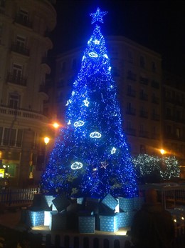 Árbol de Navidad en la Red de San Luis